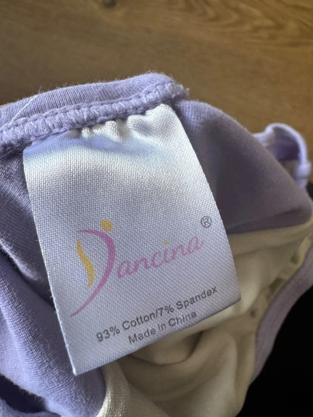 Dansina Lavender Ballet Leotard Dress Girls Long Sleeve Dance Tutu Size XS